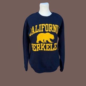 Vintage Campus Colors Berkeley Bear Crewneck Sweatshirt Size Small